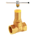 J1004 Iron Handle Forged ms58 brass motorized slide gate valve italy type